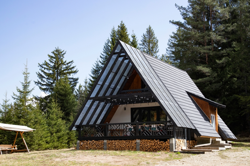 log,mountain,cabin,deep,in,the,woods